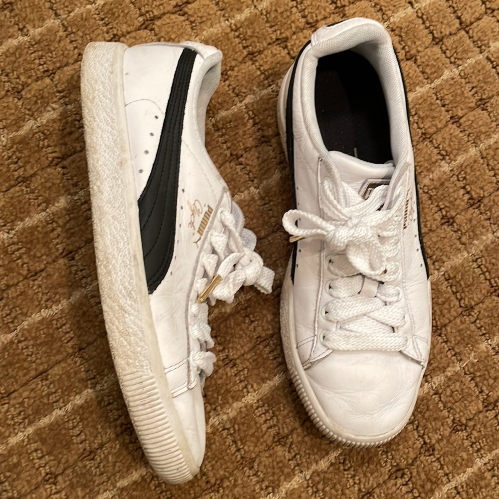 Puma Clyde foil sneakers size 7